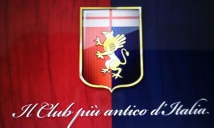Il nuovo font delle maglie del Genoa