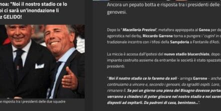 Di puttanate ne sto leggendo tante