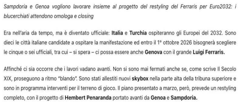 Mi sembra che qualcuno si stia allargando un po’ troppo…