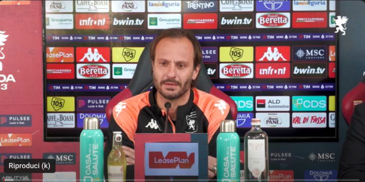 Le parole di Gila prima di Napoli Genoa