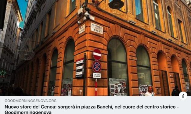 Eh sì caro Sindaco e cari genovesi