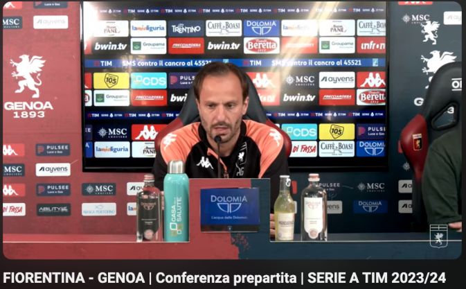 Gila prima di Fiorentina Genoa