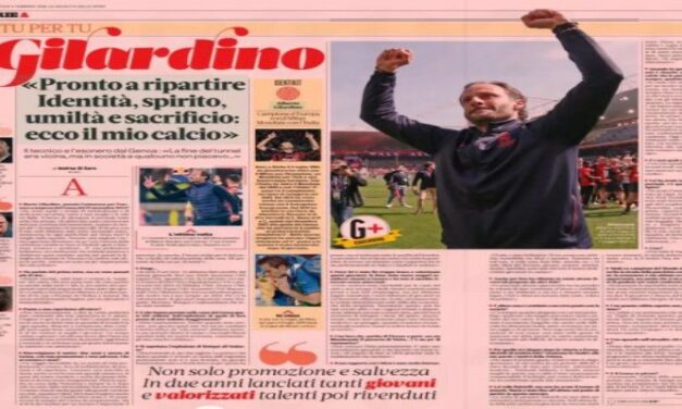 Come sempre, sempre sul pezzo…