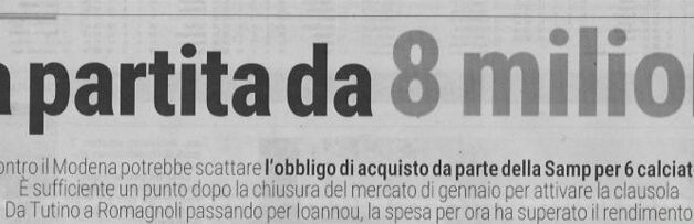 Sampdoria, un caso paranormale